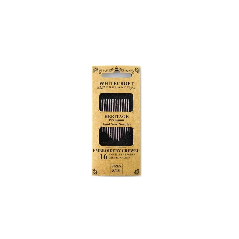 Agujas para Bordar Heritage Premium de Whitecroft