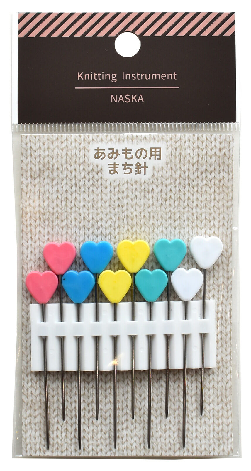 Alfileres de costura con cabeza plana en forma de corazón