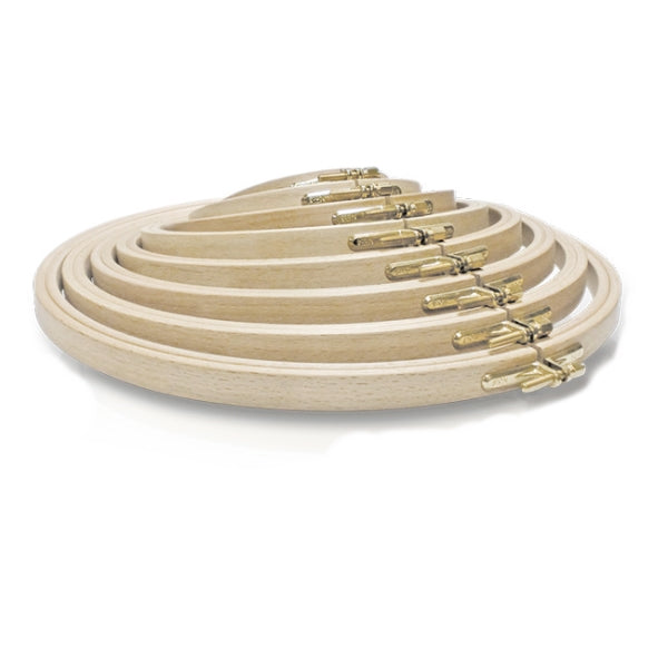 8mm (0.31 inch) Nurge Beech Screw-On Embroidery Hoop