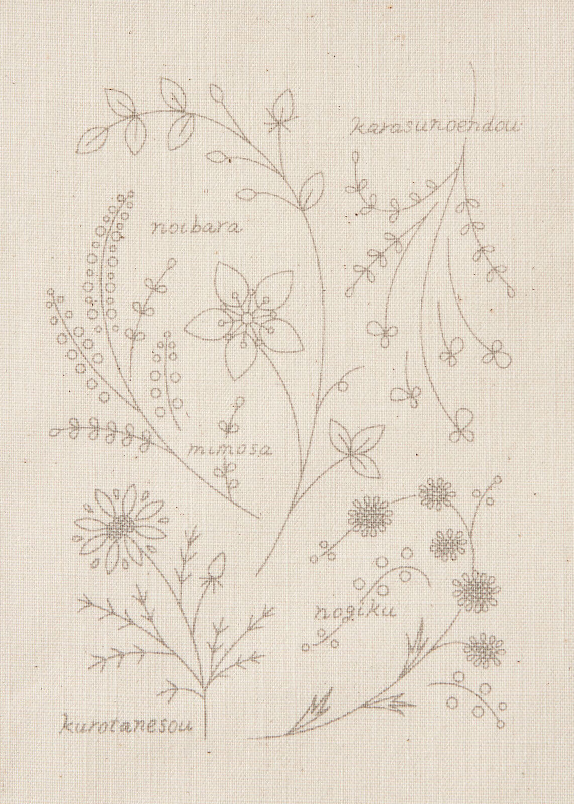 Kit de bordado "Libro de flores", diseñado por Atelier de Nora para Cosmo