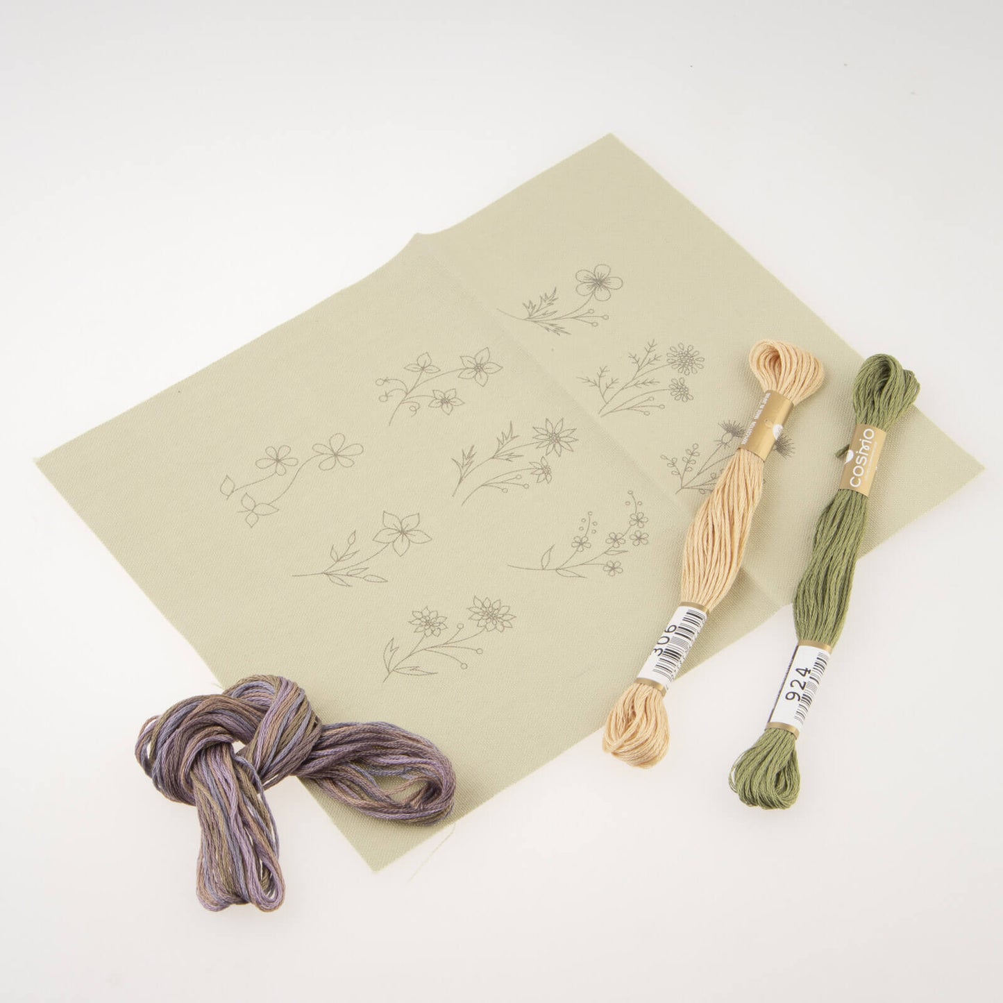 Atelier de Nora Kit Bordado Cosmo Mini Sampler Flores