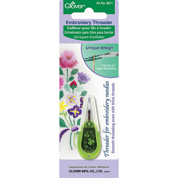 Clover wool threader