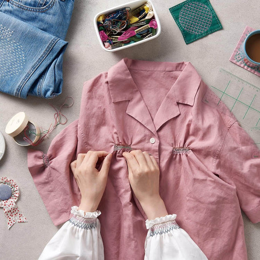 Clover - Plantilla para Sashiko y smocking 5 mm