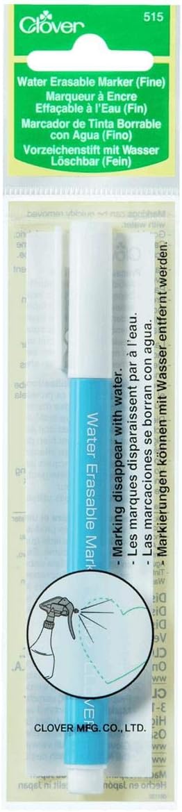 Bolígrafo Azul de Punta Fina Clover – Soluble en Agua
