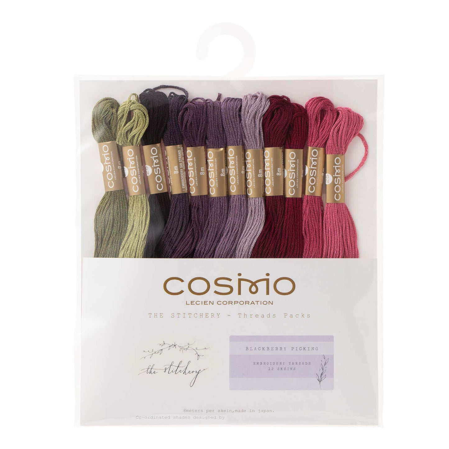 Cosmo Nº25 - Pack of skeins for embroidery