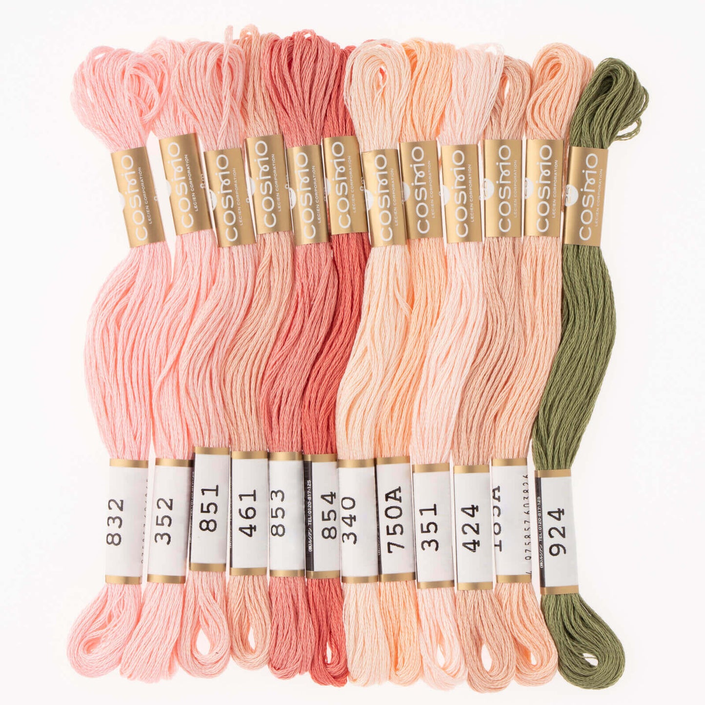 Cosmo Nº25 - Pack of skeins for embroidery
