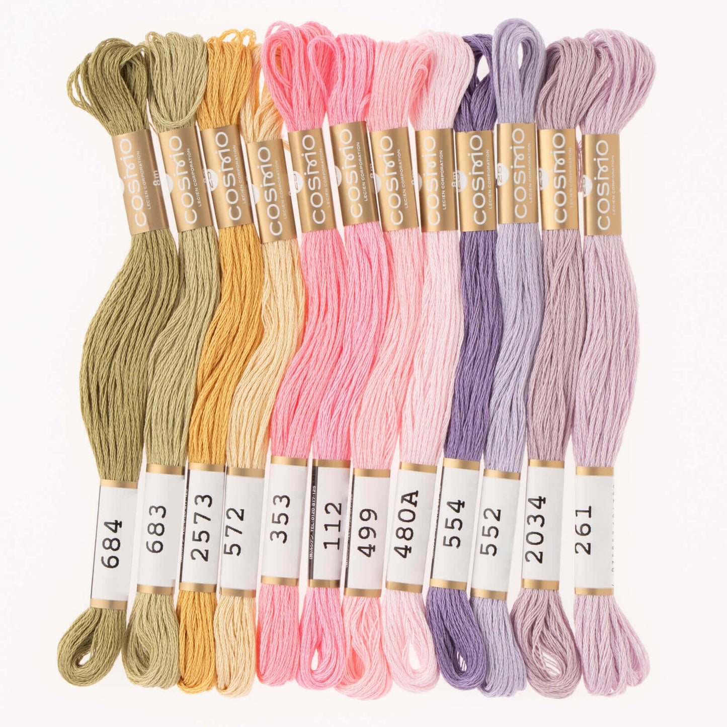 Cosmo Nº25 - Pack of skeins for embroidery
