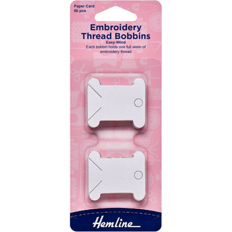 Bobinas para Hilos de Bordar de Hemline