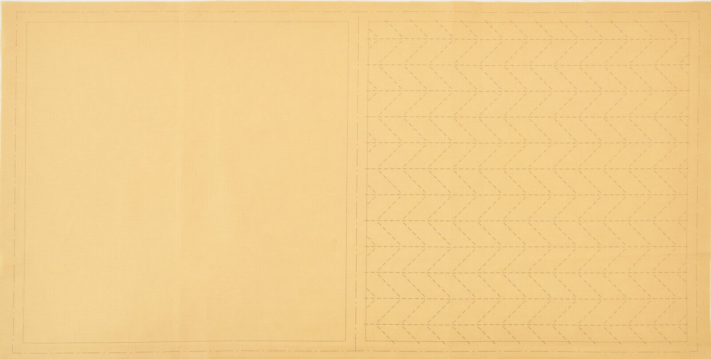 Hidamari Sashiko tela amarillo espigas