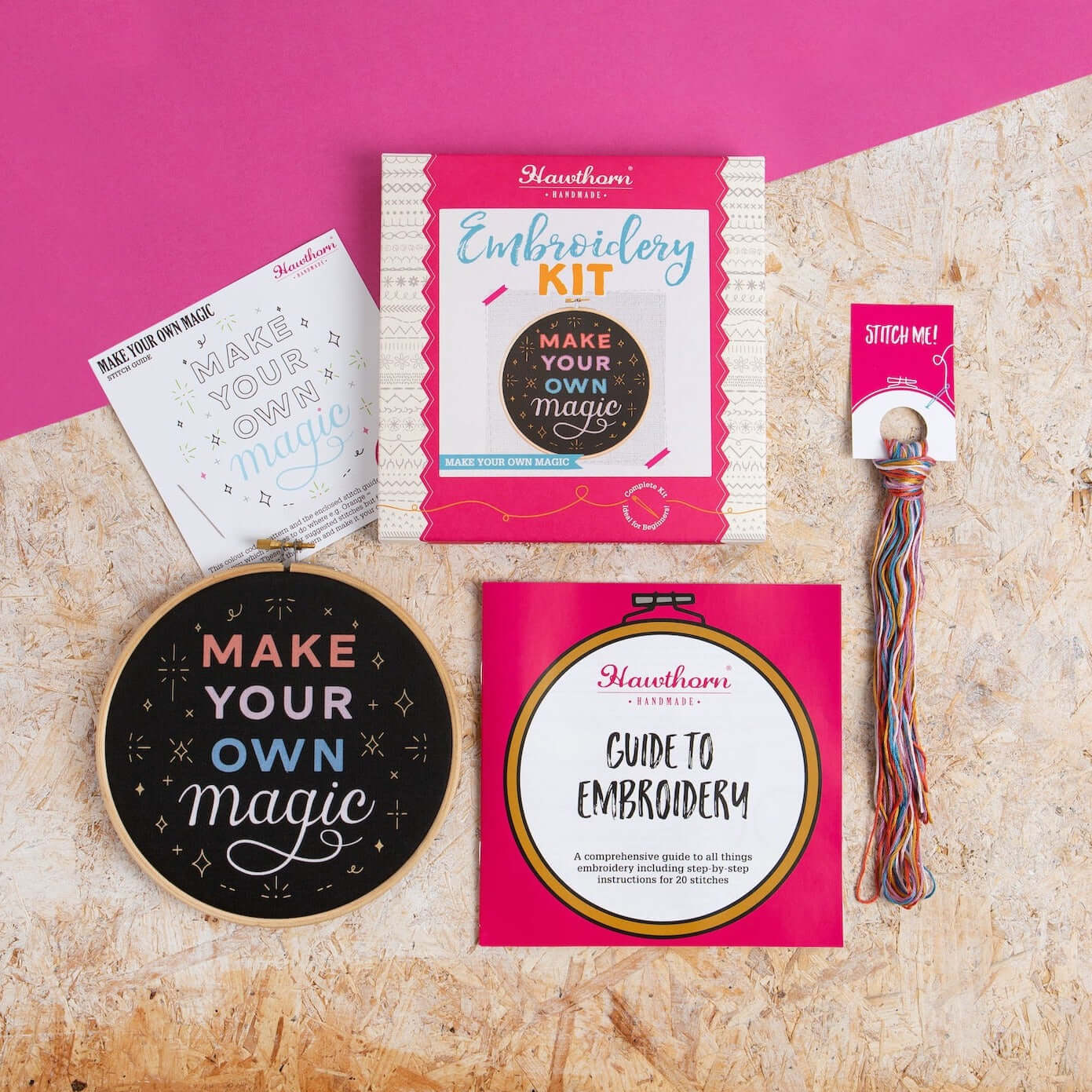 Kit de Bordado "Make your own magic" de Hawthorn Handmade