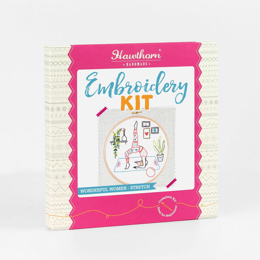 Kit de Bordado "Stretch" de Hawthorn Handmade (Wonderful Women Collection)