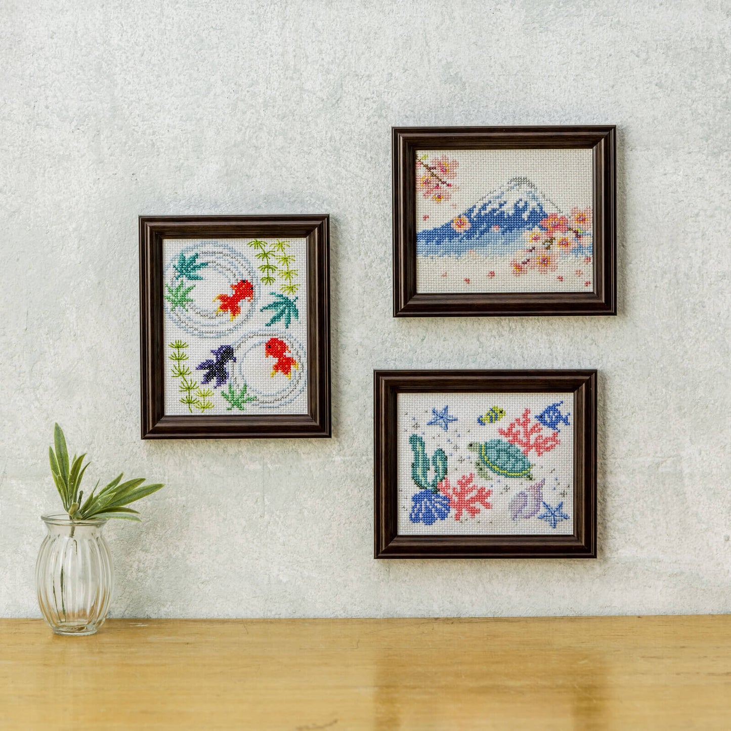 Kit de punto de cruz "Verano" de Cosmo