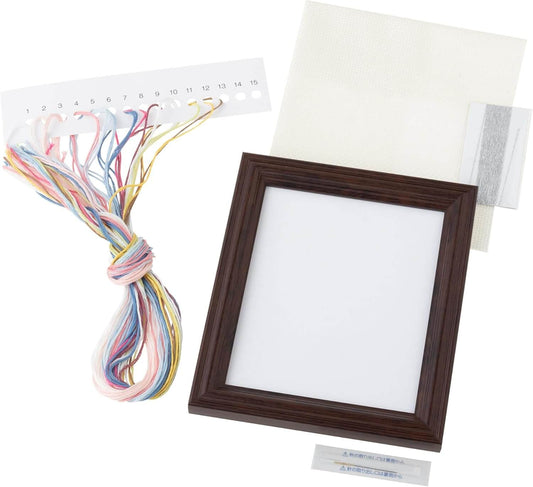 Kit de punto de cruz "Monte Fuji con Sakura" de Cosmo