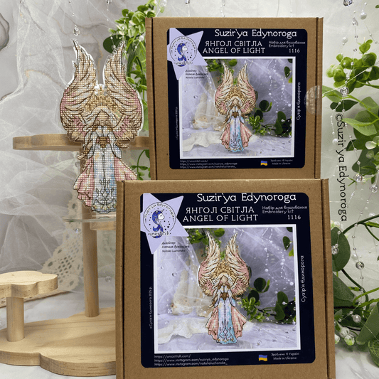 Kit de punto de cruz “Ángel de Luz”
