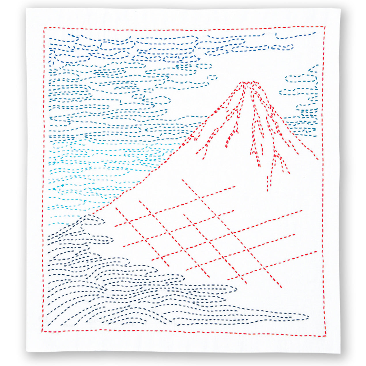 Kit de Sashiko Hokusai - Monte Fuji de Olympus (varios modelos)
