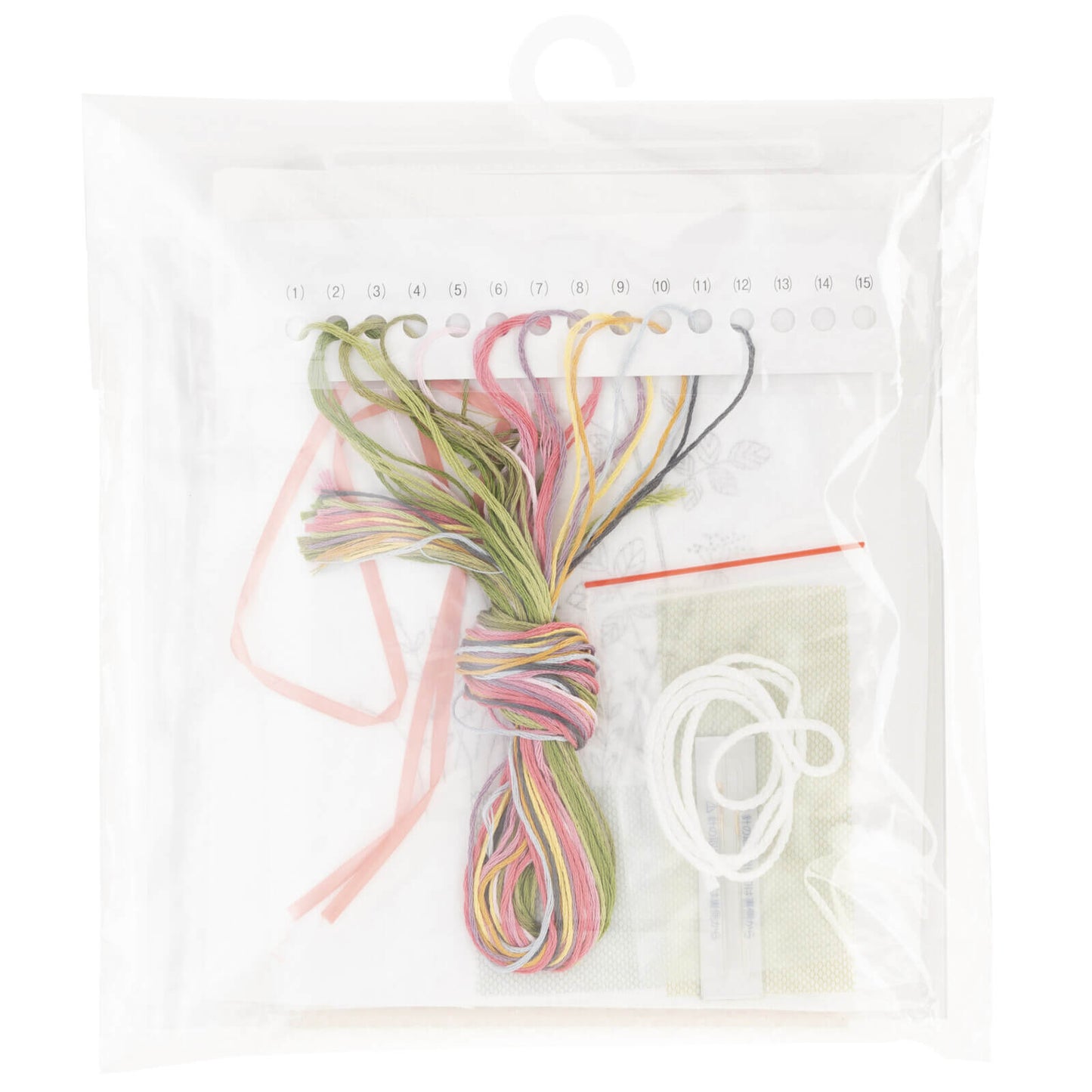 Kit de bordado "Pequeño jardín de rosas", diseñado por Kazuko Aoki para Cosmo