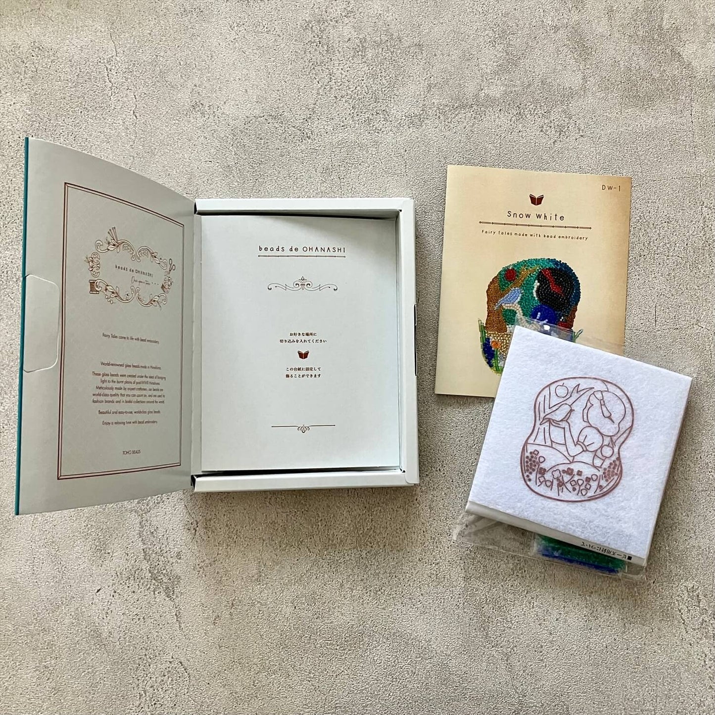 Kit de Bordado con Cuentas – Cuentos Clásicos de Ohanashi Beads