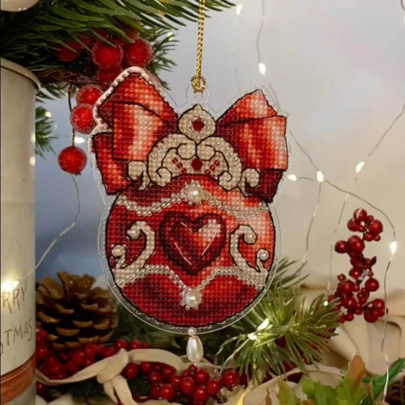 Kit de punto de cruz Corazón Chispa de Amor de Unicstitch