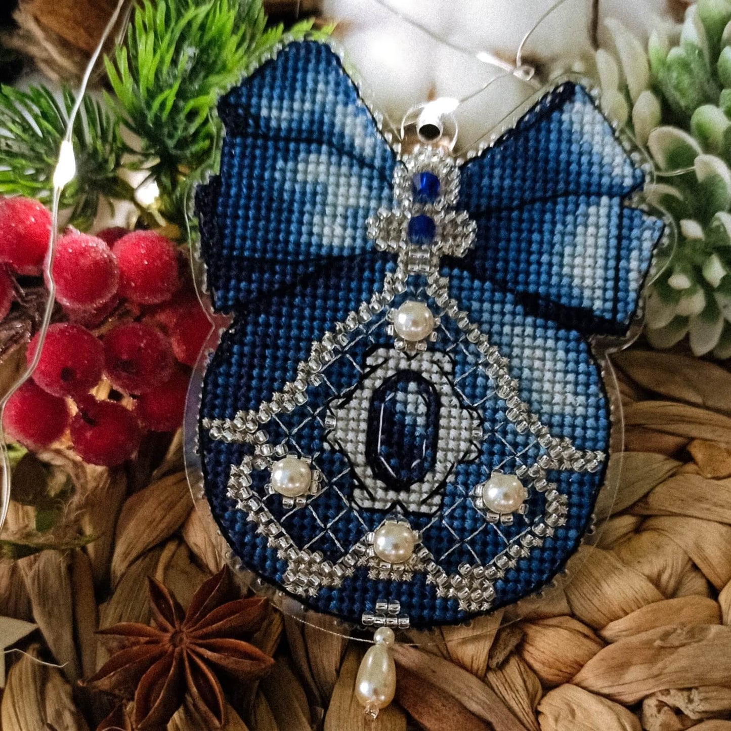 Kit de punto de cruz Corazón Chispa de Ventisca de Unicstitch