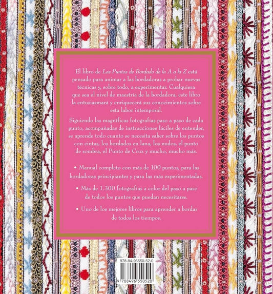 Libro “Los puntos de bordado de la A a la Z. Manual completo”, varios autores