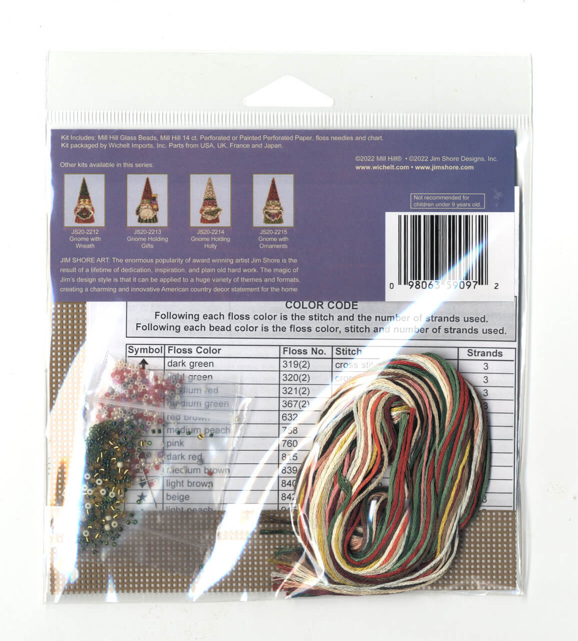 Mill Hill Witch Way Cross Stitch Kit