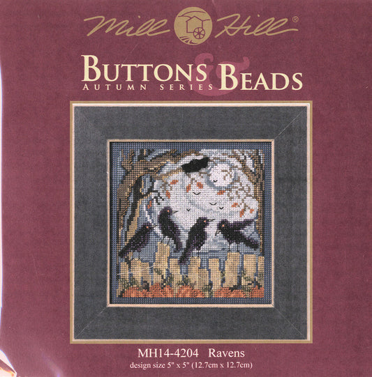 Kit de punto de cruz Ravens de Mill Hill