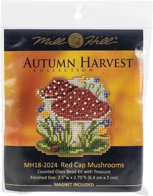 Kit de punto cruz Red Cap Mushroom de Mill Hill