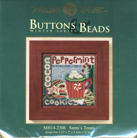 Kit de punto de cruz Santa's Treats de Mill Hill
