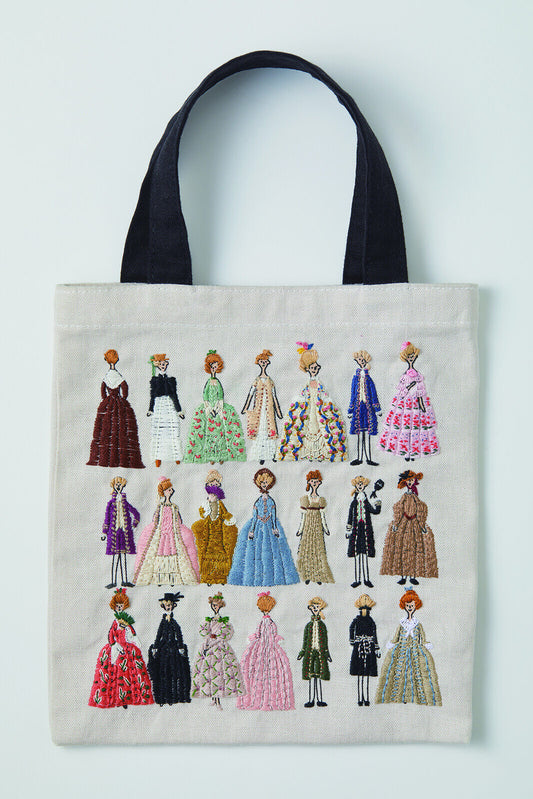 Fabric "100 women" by Cosmo to make a bag