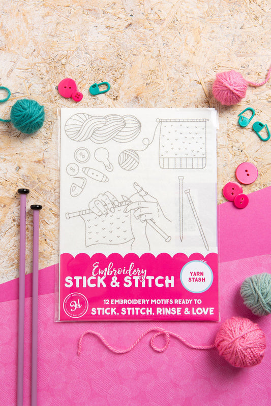 Pegatinas solubles para bordar “Yarn Stash” - Hawthorn Handmade