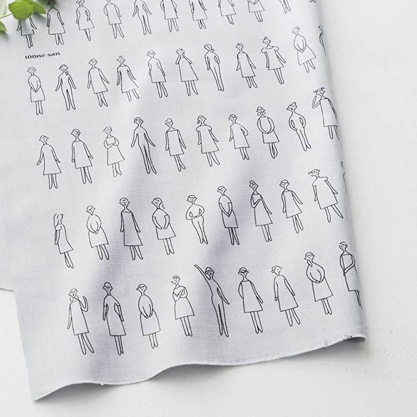 Embroidery fabric model "100 women" by Cosmo