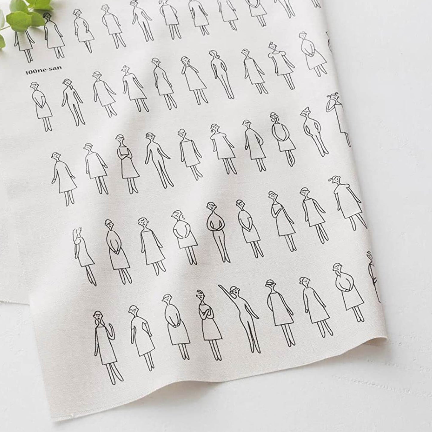 Embroidery fabric model "100 women" by Cosmo