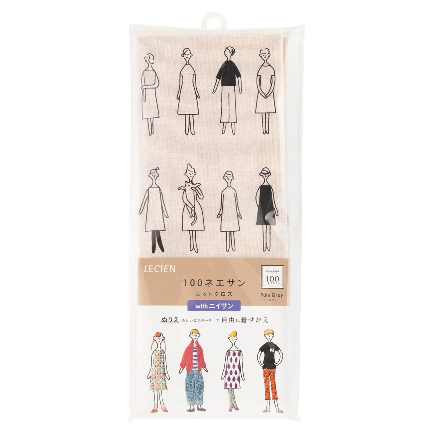 Embroidery fabric model "100 women" by Cosmo