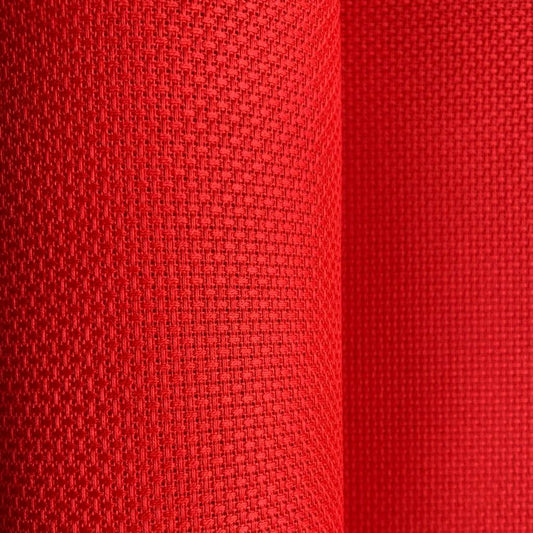 Tela Aida 14 ct color rojo de Zweigart