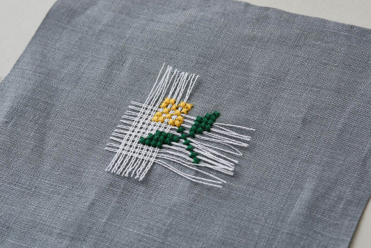 Tela desechable para punto de cruz de Cosmo Lecien