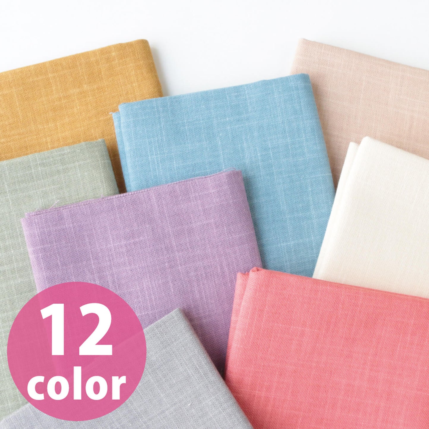 Tela lisa de colores para Sashiko 100% algodón