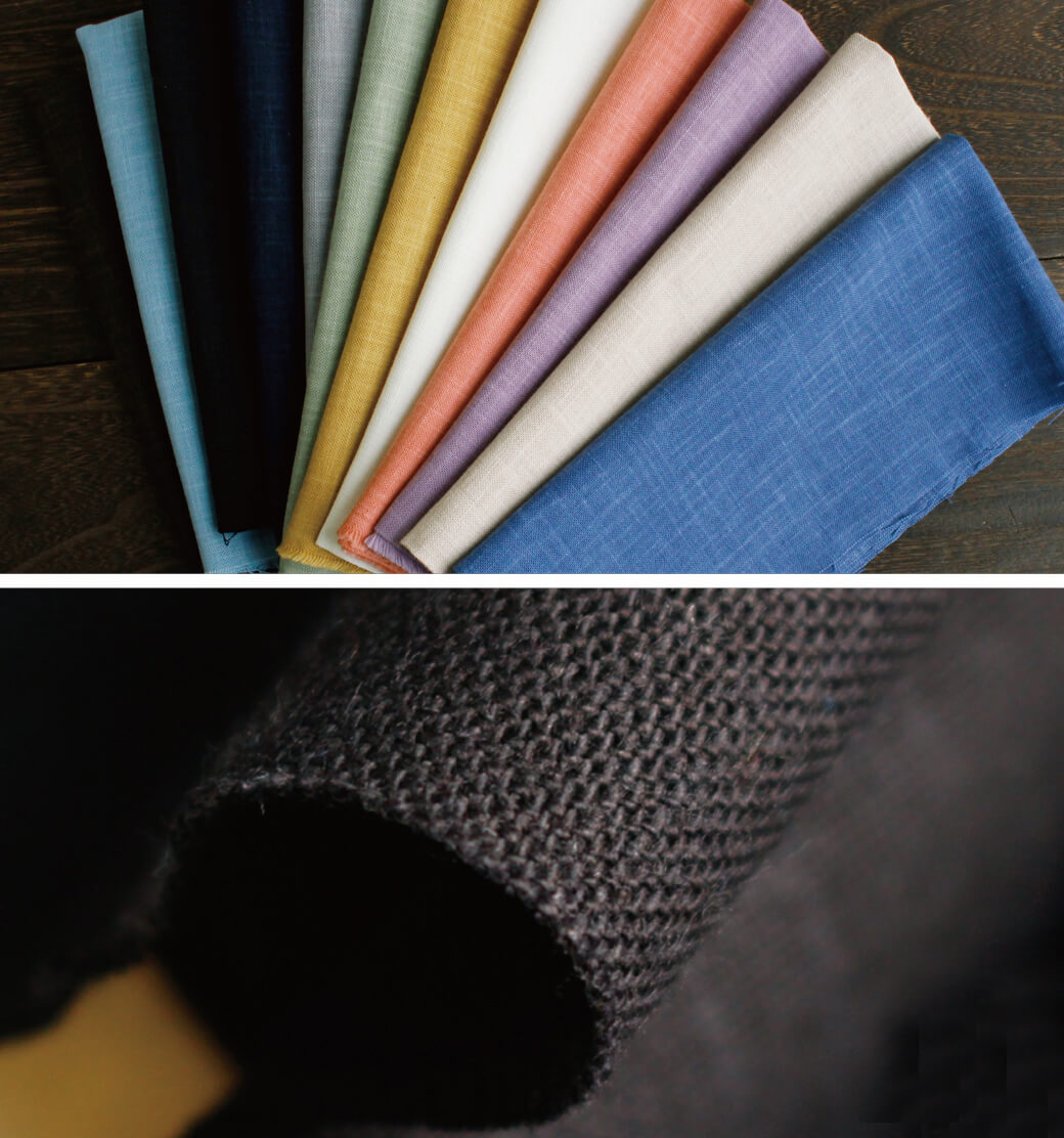 Tela lisa de colores para Sashiko 100% algodón