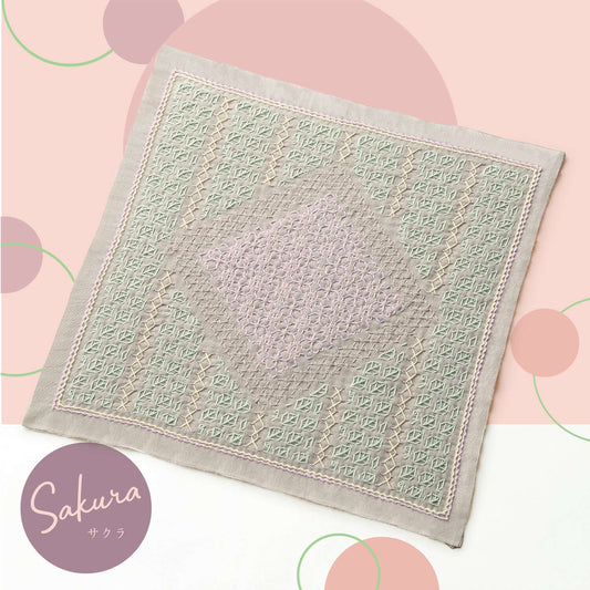 Telas de Sashiko "Bouquetiere" de Olympus