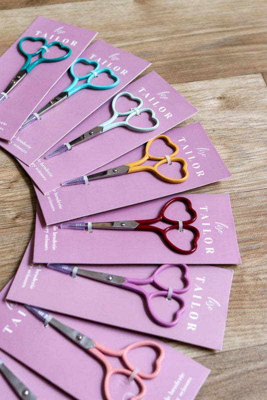 Tijeras de bordado con forma de corazón | Lise Tailor