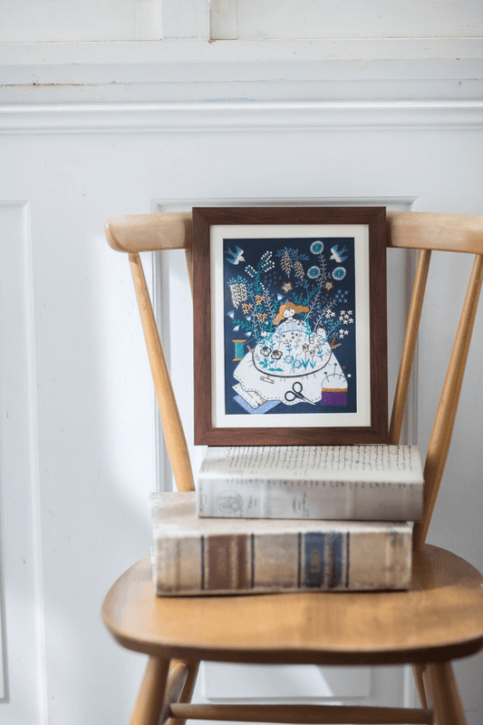 Kit de bordado Cosmo Flores