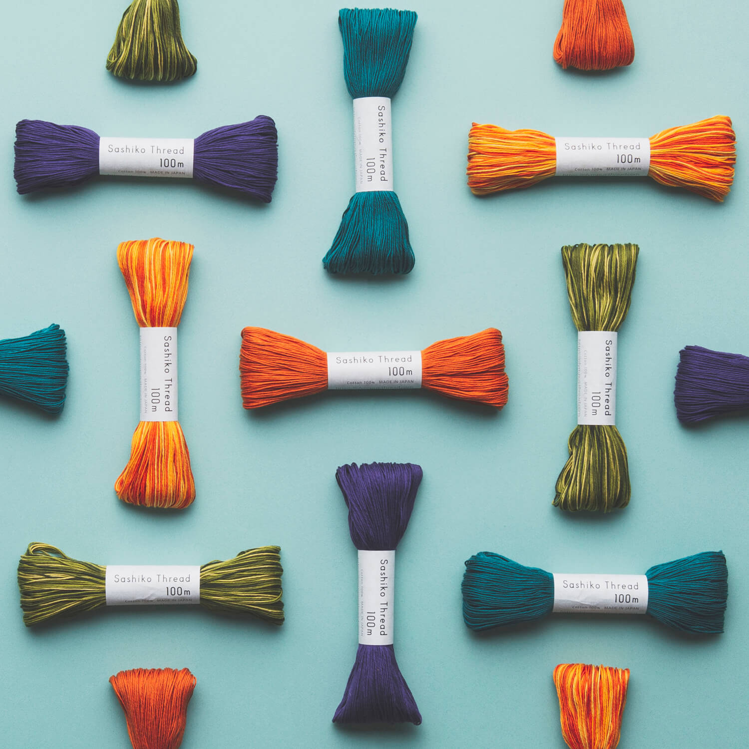 Madejas de hilo para Sashiko de Olympus