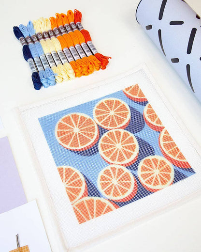 Kit de cañamazo Agrumes de Unwind Studio
