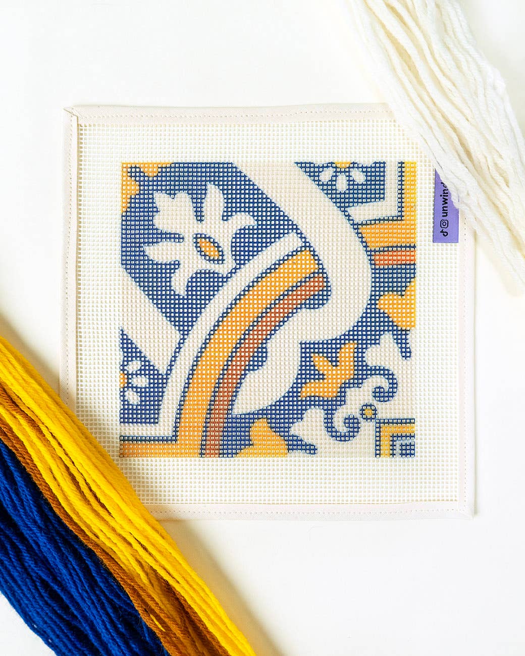 Kit de cañamazo Azulejo Portugués - Cedofeita de Unwind Studio