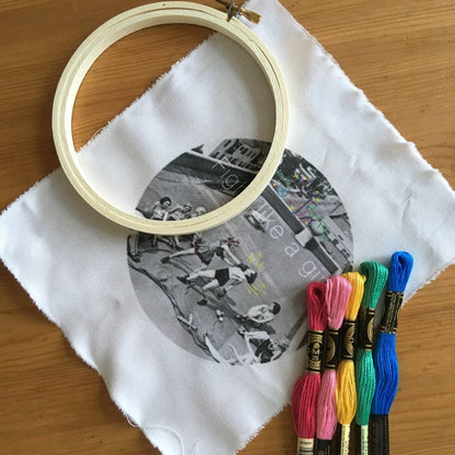 Kit de bordado Pelea como una chica – TheComptoir