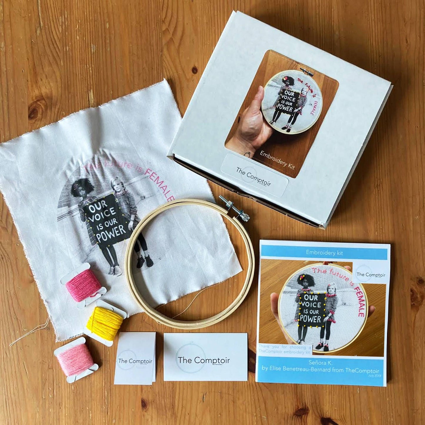 Kit de bordado El futuro es femenino – TheComptoir