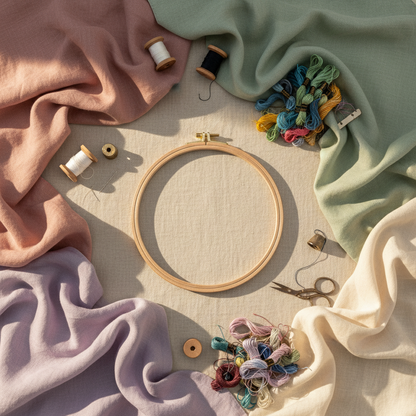 8mm (0.31 inch) Nurge Beech Screw-On Embroidery Hoop