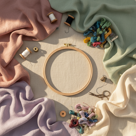 8mm (0.31 inch) Nurge Beech Screw-On Embroidery Hoop