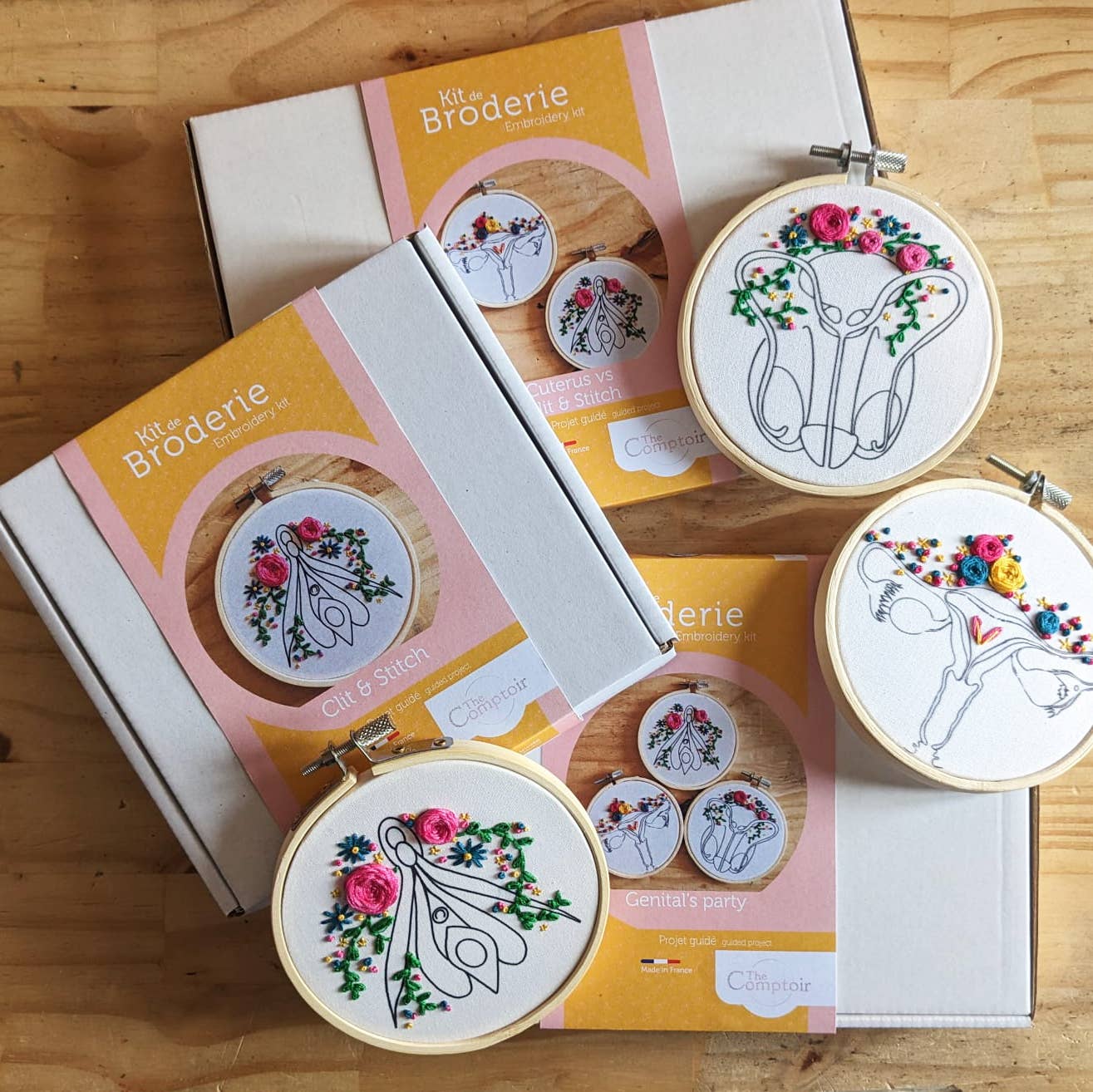 Kit de bordado Clit&Stitch – TheComptoir