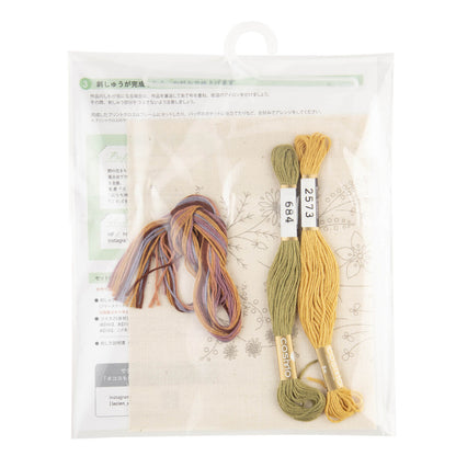 Embroidery kit "Flowers", designed by Atelier de Nora for Cosmo