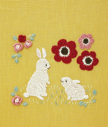 Kit de bordado: "Los 12 meses de los animales del bosque", diseñado por Chicchi para DMC Japan